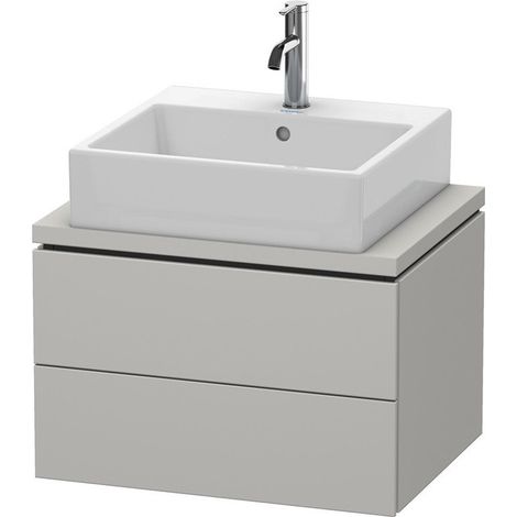 Consolle bassa L-CUBE 400x620x477mm cemento