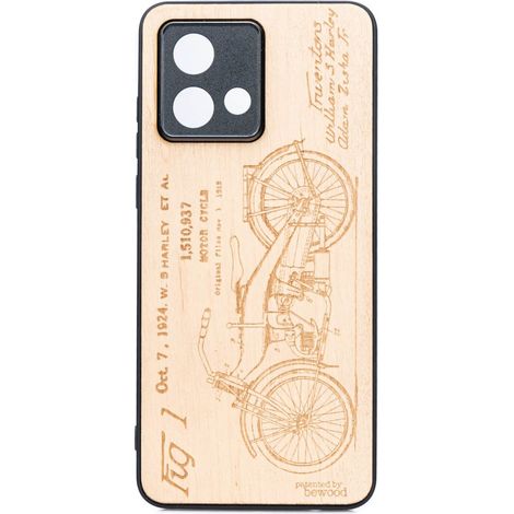 Bewood Holzkoffer für Motorola G84 5G Harley Patent Aniegre (1/2)
