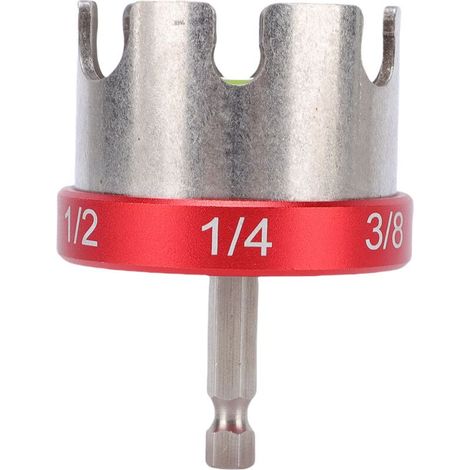 Outil d\'extraction d\'écrous pour tiges filetées, robuste et rapide, pour perceuse, idéal pour les travaux électriques et mécaniques. Douille d\'extraction pour tiges filetées de 1/4", 3/8" et 1/2". (1/5)