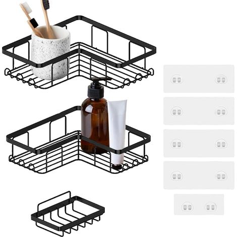 Shelf Organizer Stainless Steel Bathroom Storage Organizer (1/5)
