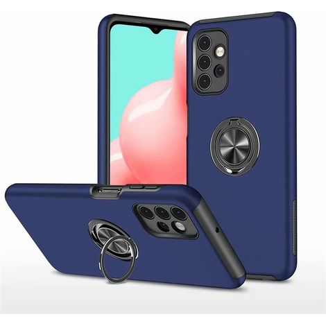 Coque antichoc multicouche Google Pixel 8 Pro/Pixel 8 avec anneau de maintien et béquille, bleu (1/5)