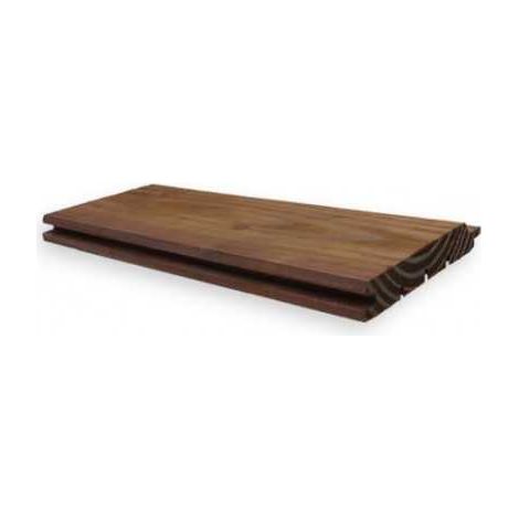 Sud Bois – Bardage Douglas traité autoclave marron 21x132mm – Longueur 4m – Bois imputrescible pour extérieur – Facilité d'entretien (1/2)