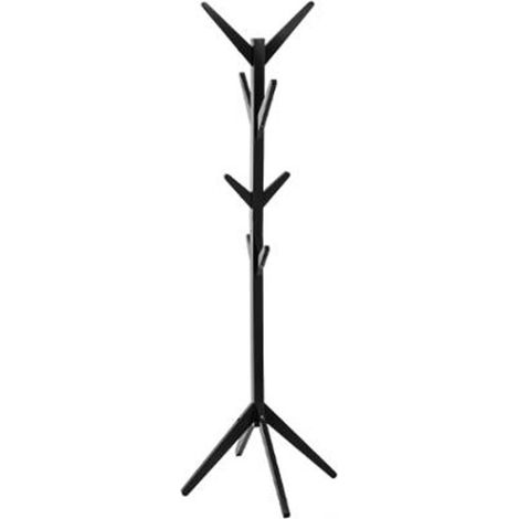 Porte-Manteau Bois "Lobo" 178cm Noir (1/2)