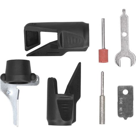 Ortviai Affûteur Électrique pour Chaîne de Tronçonneuse – Kit Complet avec Meules en Alliage d’Aluminium et ABS, Noir (1/5)