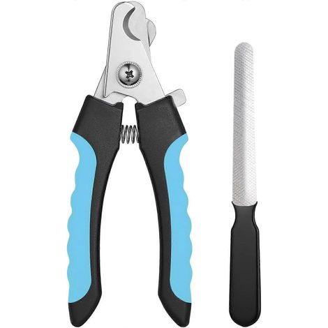 Coupe-ongles et limes à ongles pour chiens - Coupe-ongles pour chiens de grande et moyenne taille - Coupe-ongles pour animaux avec lime intégrée (1/5)