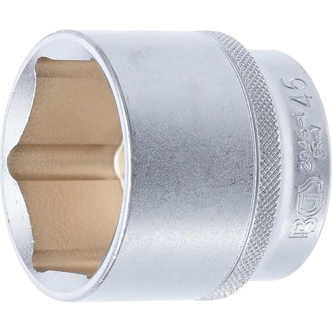 BGS Steckschlüssel-Einsatz Sechskant 2946-1, Antrieb Innenvierkant 12,5 mm (1/2"), SW 46 mm