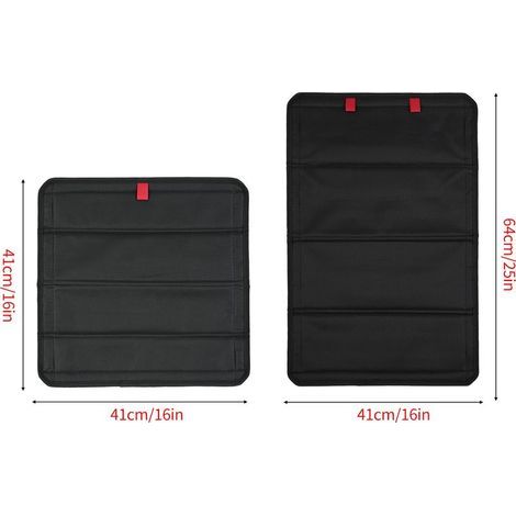 Parasol magnético para caravana/camping – Protección UV 100% – Negro – 40,6 x 40,6 cm – Plegable y ligero (1/5)