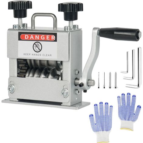 Drahtabisoliermaschine, manuelle und elektrische Bedienung, 6 Kanäle, Silber (1/2)