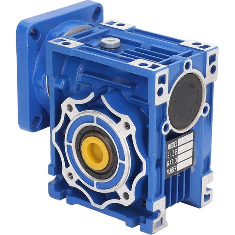 Schneckengetriebe, Übersetzungsverhältnis 1:10, kleines Getriebe, quadratische Ausführung für Schritt-Servomotor RV040 (1/5)