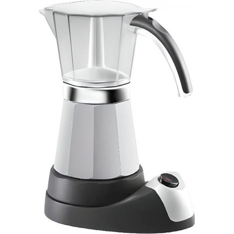 Machine a Cafe - Cafetiere Electrique électrique DELONGHI EMKM6B Alicia Plus - Blanc - 6 tasses - 450W