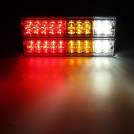 pièces LED remorque feu arrière frein direction conduite marche arrière combinaison lumière/remorque RV Yacht pièces camL192 (1/4)