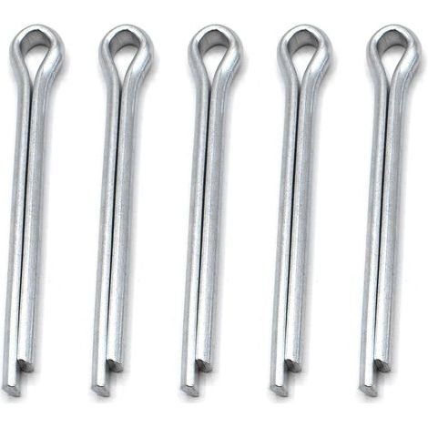 Goupilles fendues de sécurité Goupilles fendues de sécurité Goupille fendue galvanisée 4mm x 36mm [10 pcs] (1/4)