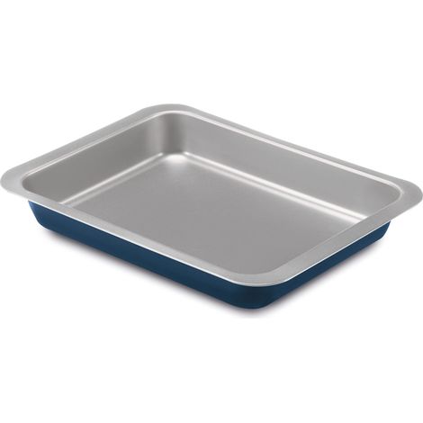 Guardini, Linea XBake, Lasagnera 24x32cm, Acciaio con Rivestimento Antiaderente, “Acciaio green” con nuovo rivestimento PFAS free, Grigio/Blu (1/2)