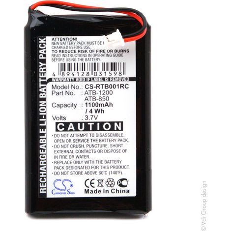 NX - Batterie télécommande universelle 3.7V 1100mAh - ATB-1200ATB1200 (1/3)