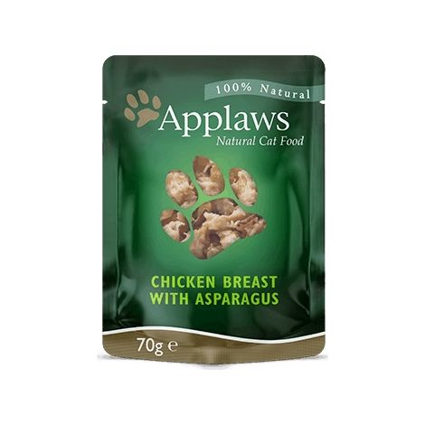 Applaws - Wet Cat Food 70 g pouch - Chicken & Asparagus (178-002)