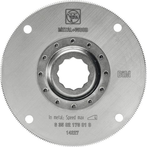 FEIN Sägeblatt BIM 100mm Form 137 (1 Stück) (1/2)