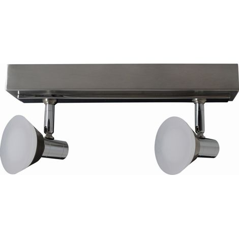 Naeve JERICHO Plafonnier double à LED chromé 3000 K