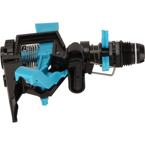 tête d'arrosage G1/2 pouces Tête d'arrosage rotative en plastique, pour jardin, cour, pelouse, Irrigation, jardin tuyau (1/5)