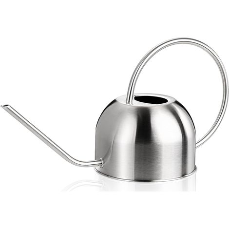 1,5 L Arrosoir en Acier Inoxydable Long Bec Verseur pour Plantes Bureau Jardin L'intérieur et L'extérieur, Argenté (1/5)