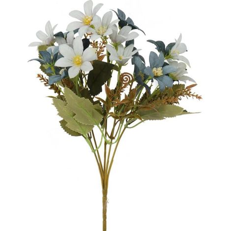 Bouquet con cinque rametti di piccoli fiori blu (1/4)