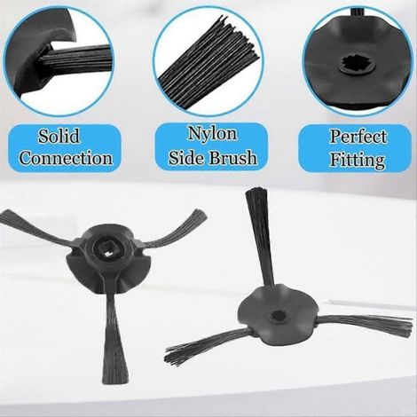 Brosse Latérale - Pour Robots Nettoyeurs Shark RV2310 RV2310AE AV2310 AV2310AE RV2300 RV2300S RV2320S UR2350AE - 6 Pièces (1/5)