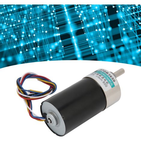 XD-37GB3650 Bürstenloser Getriebemotor, 24 V DC, niedrige Drehzahl, Miniatur, drehzahlgeregelt, kleiner Motor 50 U/min (1/5)