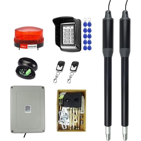 Ouvre-Porte pivotant électrique à Double Bras Puissant jusqu'à 660 LB KIT de Porte d'allée matérielle for allée(KIT G) (1/5)
