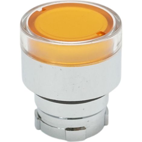 Testa del pulsante di comando illuminata gialla Ø 22mm LAY5 Breckner Germany (1/5)
