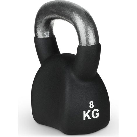 Kettlebell aus Gusseisen mit Neoprenüberzug: Kraft und Fitness in einem (1/2)