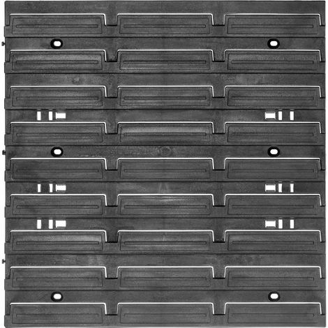 KADAX Werkzeugwand, aus PP Kunststoff, Werkstattwandregal, 39 x 39cm