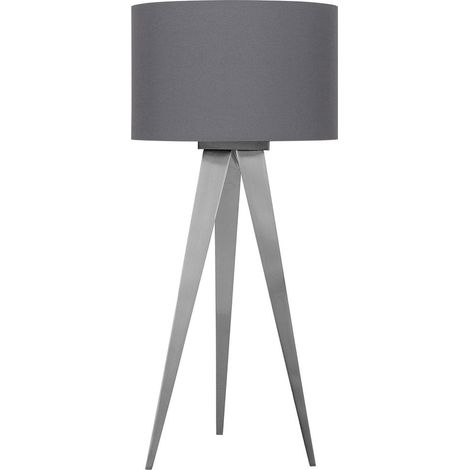 Lampe à poser trépied élégante pour bureau et salon, luminaire de table avec douille E27 max 60W - PANGIVO (1/5)