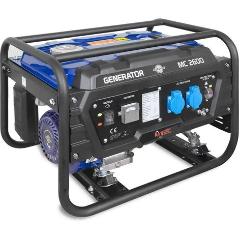 Mecafer – Groupe électrogène 2500 W – Moteur essence 7 HP – Autonomie 10h – Technologie AVR pour courant stable – 450024 (1/5)