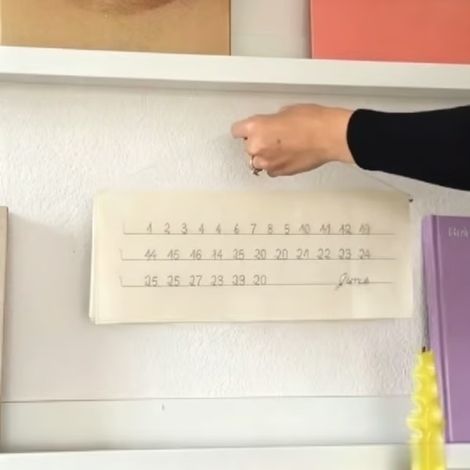 2026 New Arrival: A Fun Embroidered Calendar for Home Decor - As shown in the picture