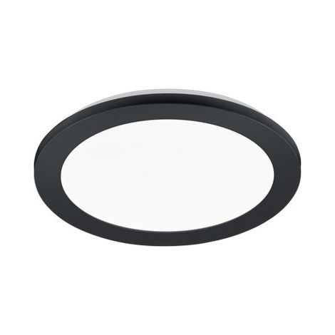 Camillus Plafón Redondo Led Regulable Negro IP44 Ø26 cm Trio Lighting (1/2)