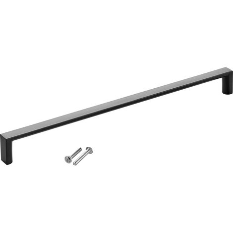 SOTECH Möbelgriff Bügelgriff Blackline XI schwarz matt Schubladengriff Schrankgriff inkl. Schrauben - Bohrlochabstand (BA) 256 mm, 1 Stück