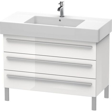 Mueble bajo lavabo X-LARGE 1000x470x588mm blanco brillante