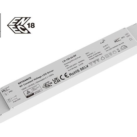 Alimentation à variation de tension constante 150 W 24 V RF+Push LN-150-24-RF (1/2)
