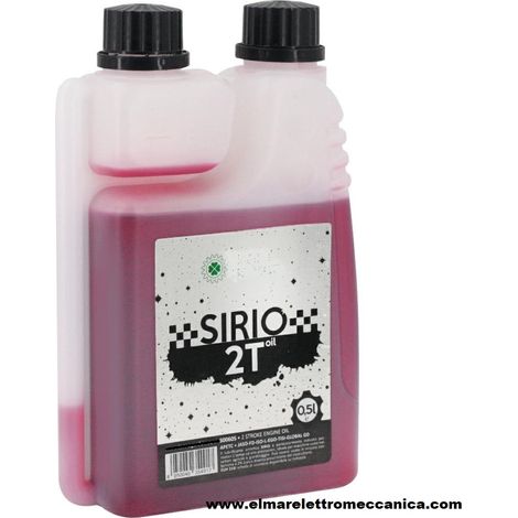 SIRIO Olio Sintetico 2 Tempi 0,5 Litro Additivato per Miscela 600605