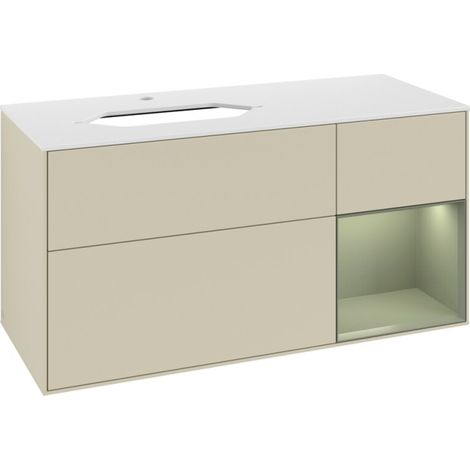 Villeroy & Boch F281GMHJ Armoire sous-lavabo Finion F28 (1/3)