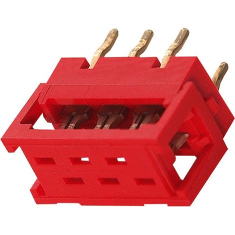 Connettore IDC Micro Match Maschio 6 Vie da Circuito Stampato