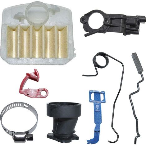 Throttle Choke Rod Intake Flange Air Filter Kit Fit Husqvarna 340 345 346XP 350 353 Chainsaw 537024002, 503889201 (1/5)