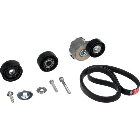 Jeu de courroies trapézoïdales à nervures Gates K026PK1368 OPEL