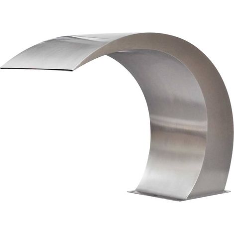 Fontaine cascade de piscine Acier inoxydable 45 x 30 x 60 cm