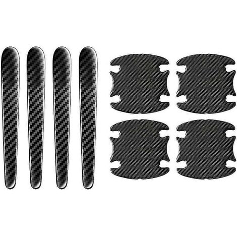 Lot de 8 protections pratiques pour poignées de portières de voiture, autocollants anti-rayures (1/5)