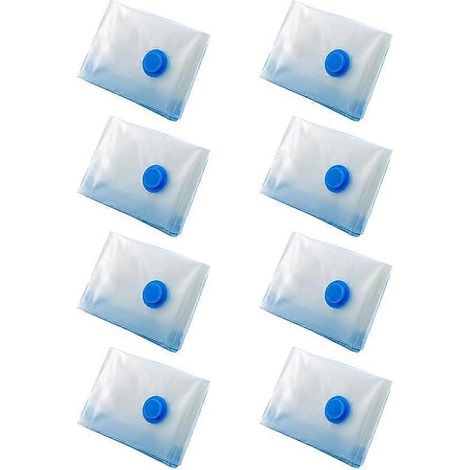 Grand sac de rangement sous vide pour l'organisation des vêtements à la maison, épais et transparent, 40 x 60 cm, lot de 8 ( ) (1/3)
