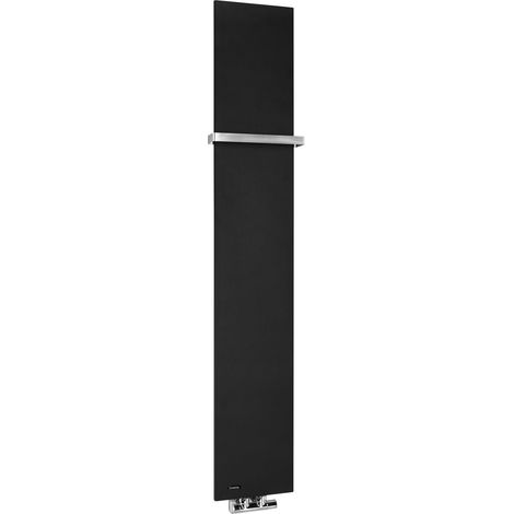 Radiateur de salle de bain SMARTELLA 250x1490mm, noir mat (1/4)