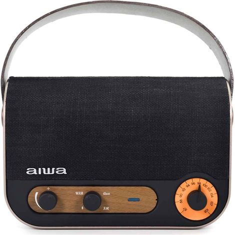 Aiwa RBTU-600 altoparlante portatile o de party Altoparlante portatile monofonico Beige, Nero 5 W