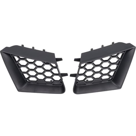 ,Grille supérieure de pare-choc avant, 2 pièces, gauche droite, noir mat, remplacement pour Seat Ibiza Cordoba 6L 2002 – 2009