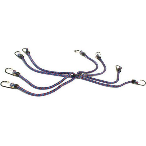 Sangles élastiques en caoutchouc pour la fixation des bagages, 8 branches, 60 cm x 7 mm BSTRAP-01 AMIO-01146