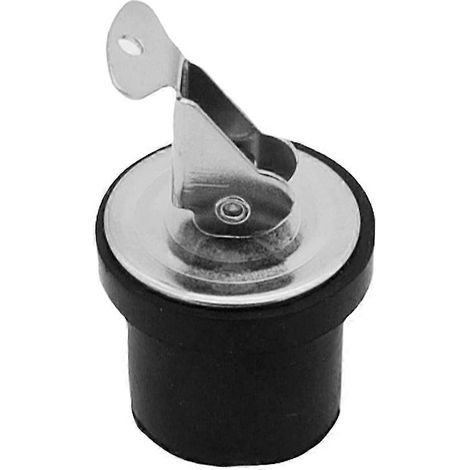 Bouchon de vidange à compression avec joint en caoutchouc, à visser, pour yacht ou bateau. Diamètre de vidange : 7/8 pouce. Verrouillage en place. 1 pièce. (1/5)